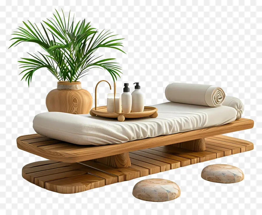 Tratamiento De Spa，Mesa De Spa PNG