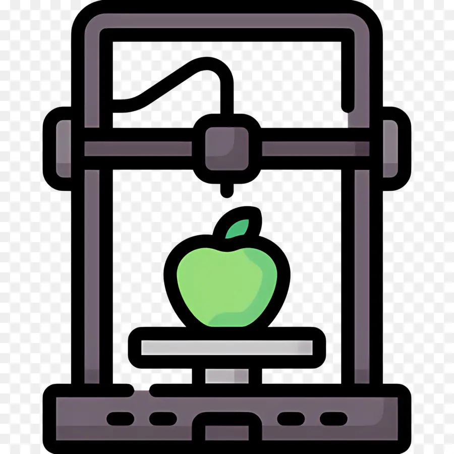 Impresora 3d，Manzana PNG