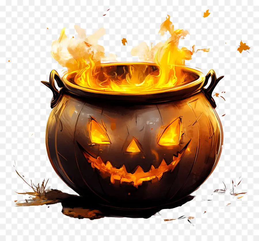 Samhain，Caldero Jack O' Lantern PNG