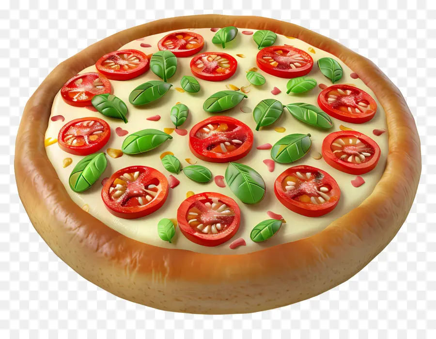 Pizza Margarita，Pizza PNG