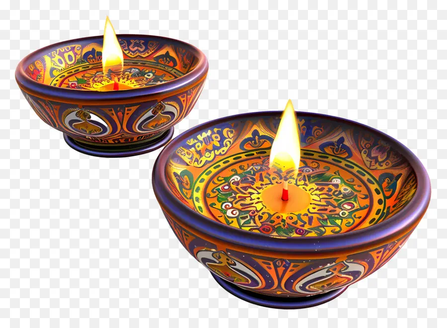 Diwali Diya，Lámpara Diya PNG