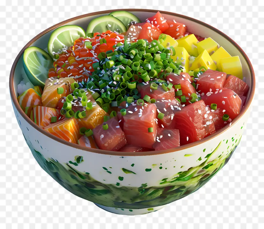 Poke Bowl，Meter PNG