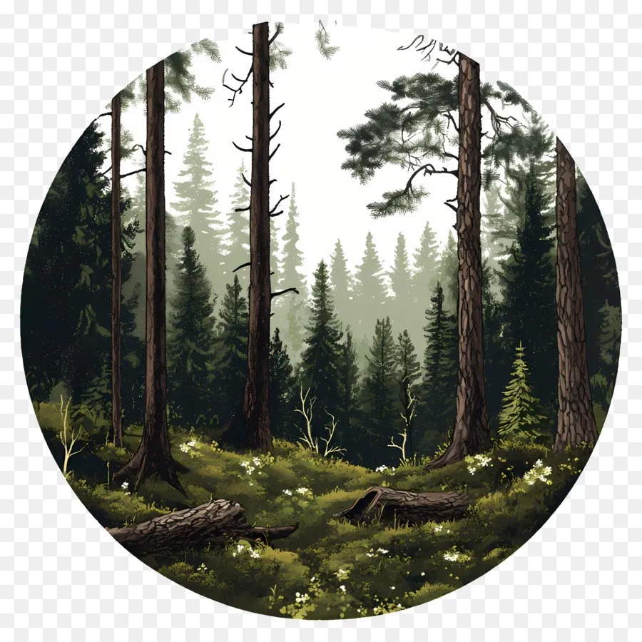 Bosques Cubiertos De Musgo，Bosque PNG