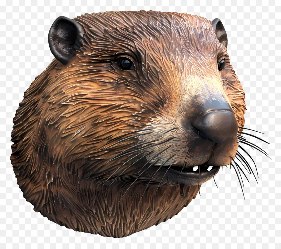 Cara De Castor，Marmota PNG