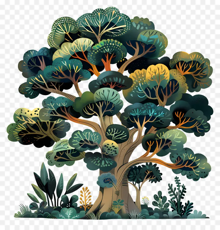 árbol Del Bosque，Árbol PNG