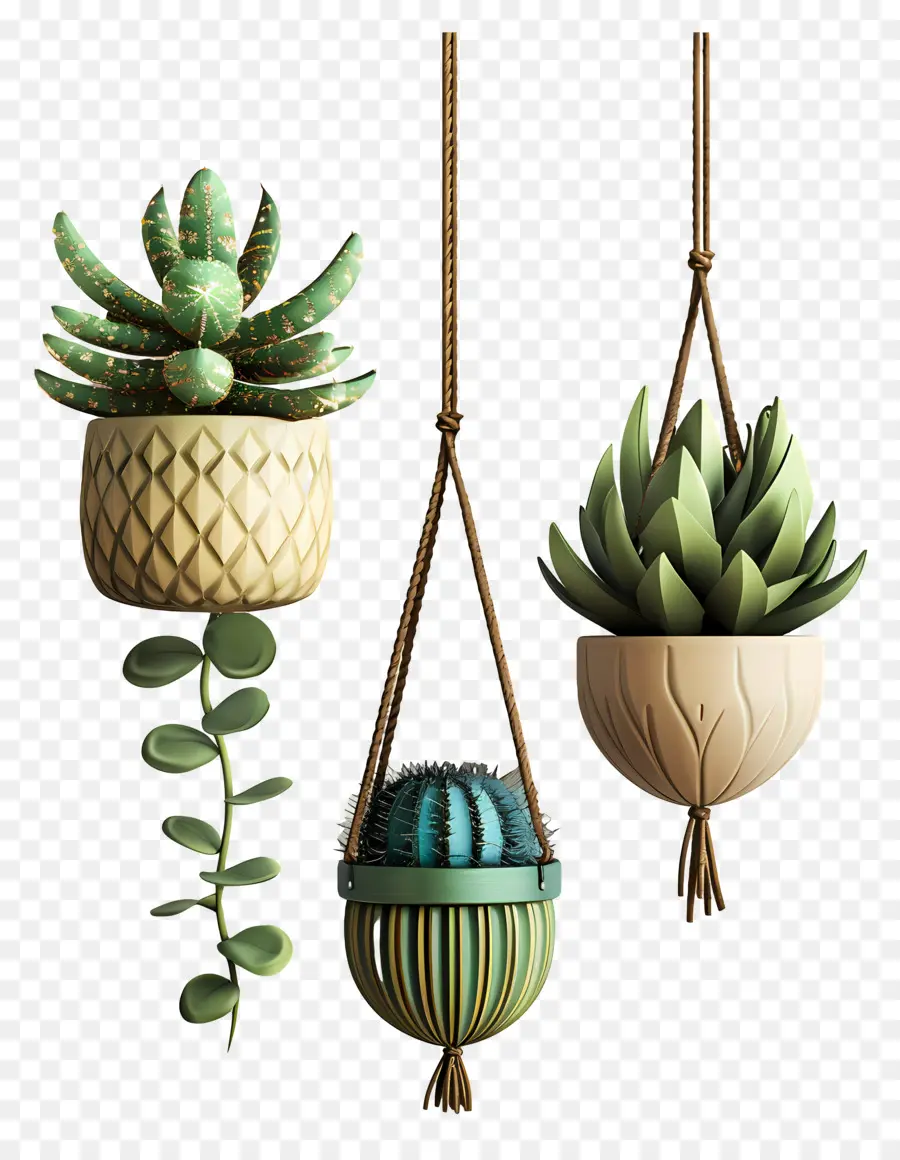 Cactus Colgantes，Plantas Colgantes PNG