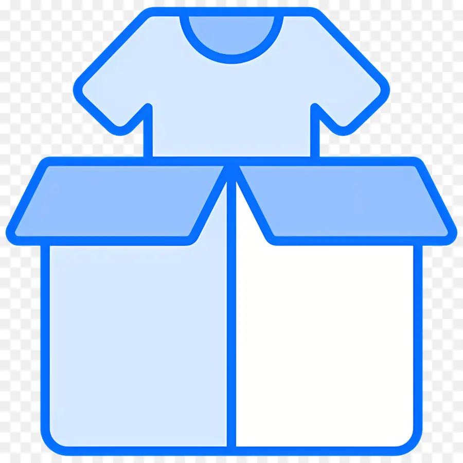 Caja De Ropa，Camisa PNG