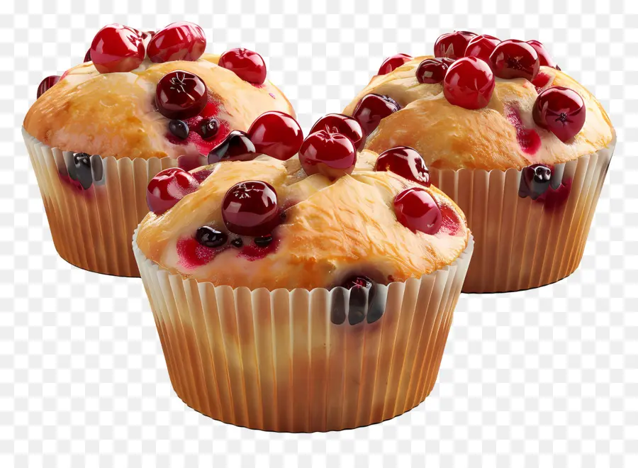 Muffins De Arándanos，Muffins De Bayas PNG