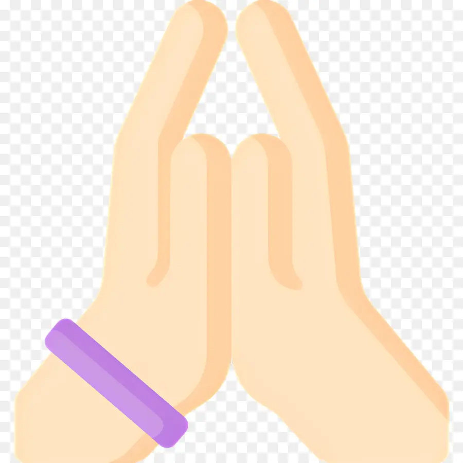 Namaste，Manos Rezando PNG