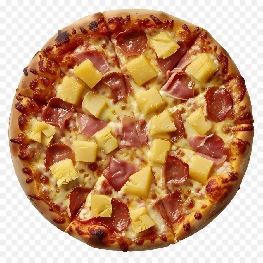 Pizza Hawaiana，Pizza PNG