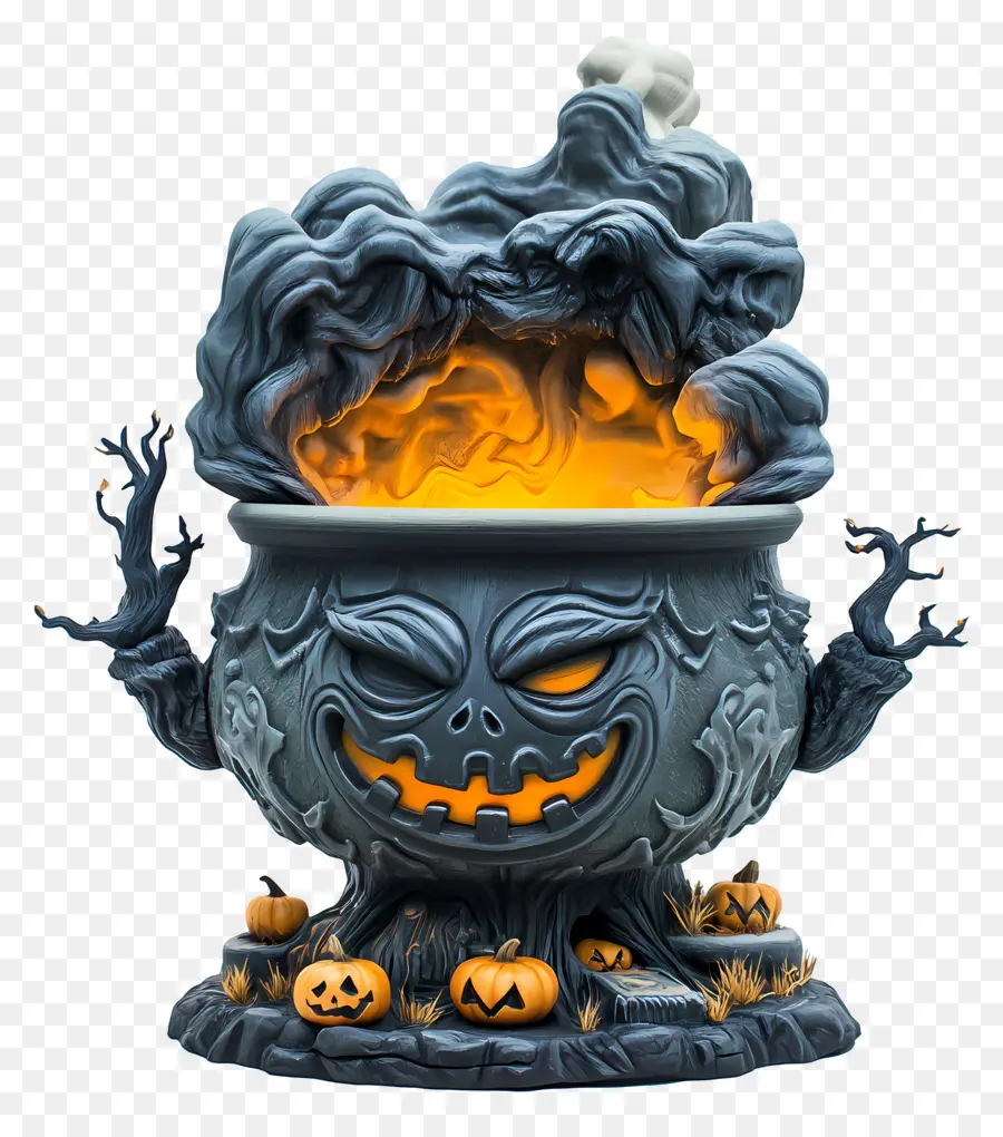 Samhain，Caldero De Halloween PNG