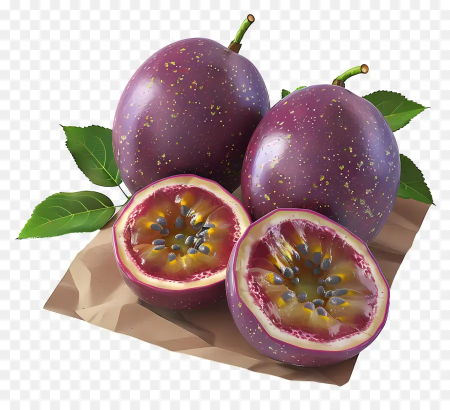 Granadilla，Púrpura PNG