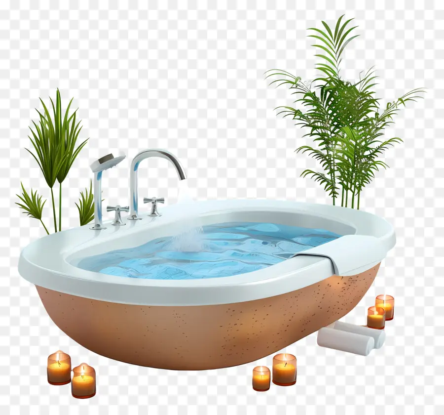 Baño De Spa，Bañera PNG