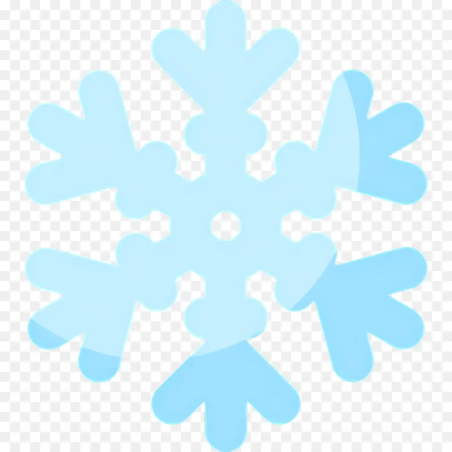 Copo De Nieve，Copo De Nieve Azul PNG