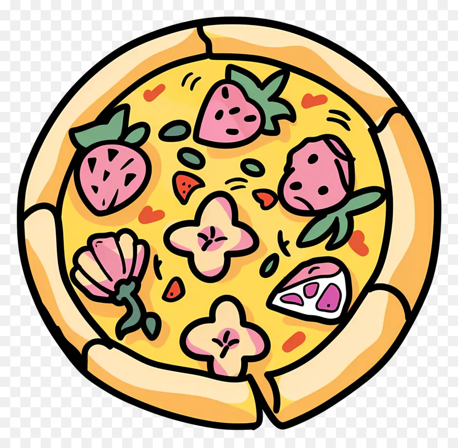 Pizza Hawaiana，Pizza PNG