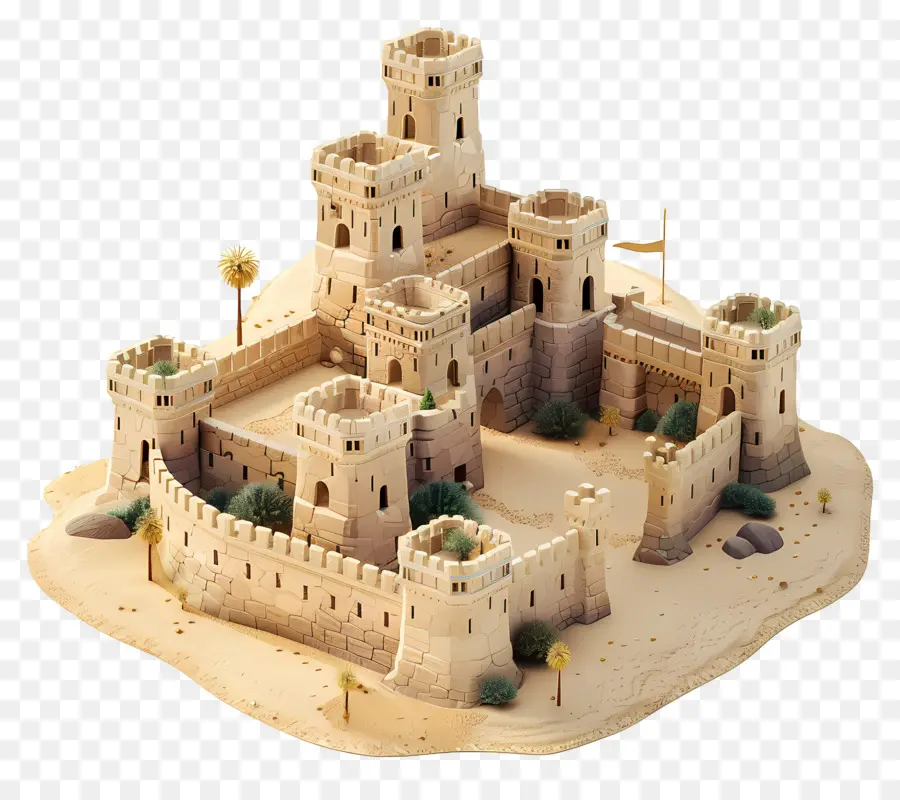 Castillo Del Desierto，Castillo De Arena PNG