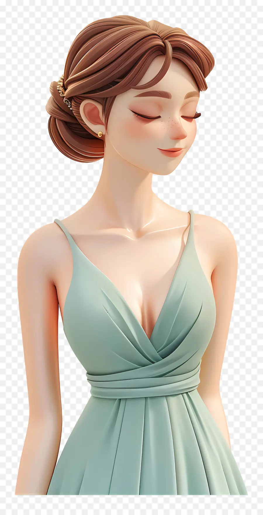 Mujer Vestida，Mujer PNG