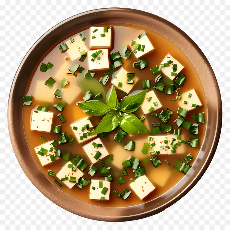 Sopa De Miso，Sopa De Tofu PNG