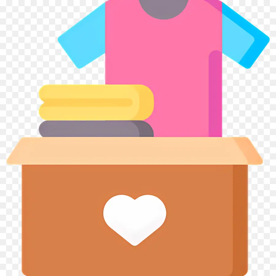 Caja De Ropa，Caja De Donaciones PNG