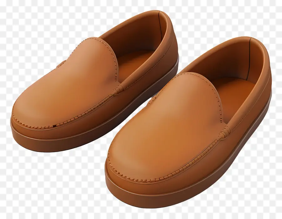 Mocasines，Zapatos Marrones PNG