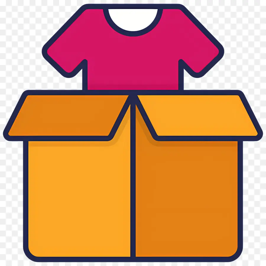 Caja De Ropa，Camisa PNG