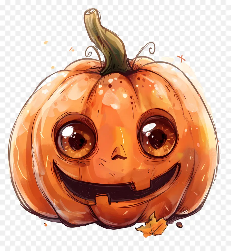 Linda Calabaza De Halloween，Calabaza Sonriente PNG