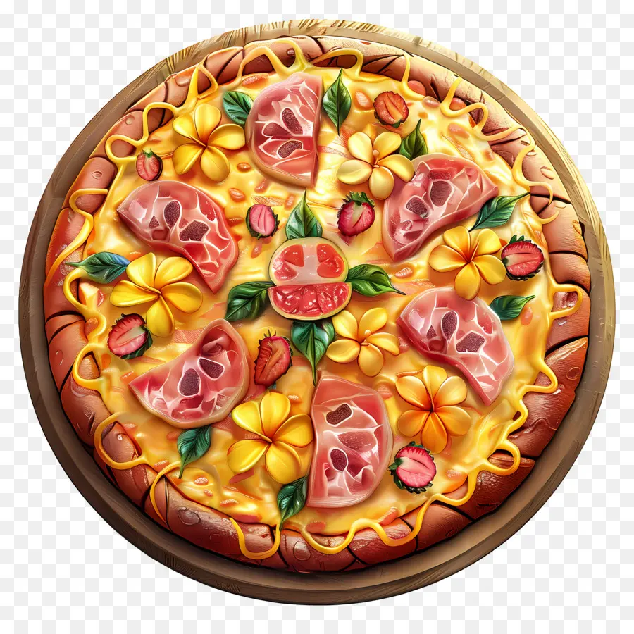 Pizza Hawaiana，Pizza PNG