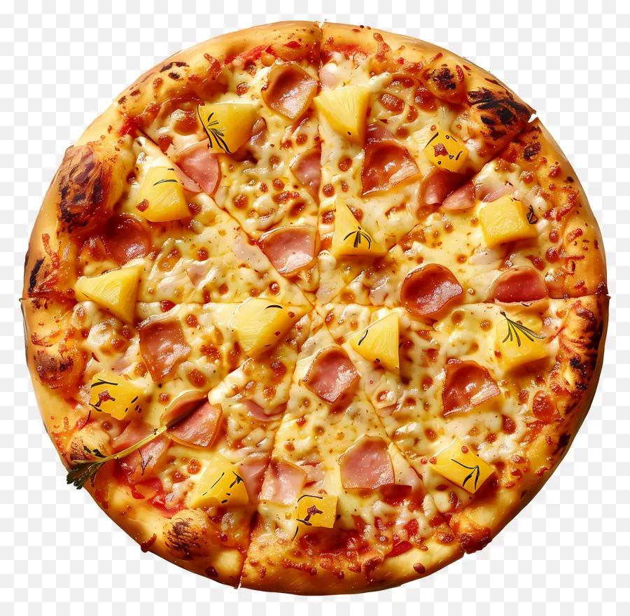 Pizza Hawaiana，Pizza PNG