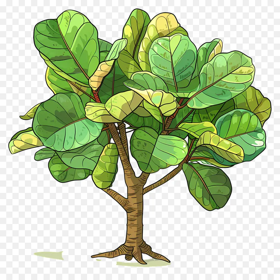 Ficus Lirata，Planta Verde PNG