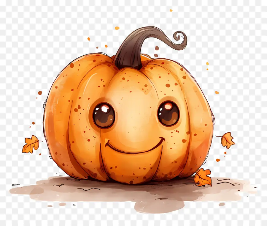 Linda Calabaza De Halloween，Calabaza Sonriente PNG