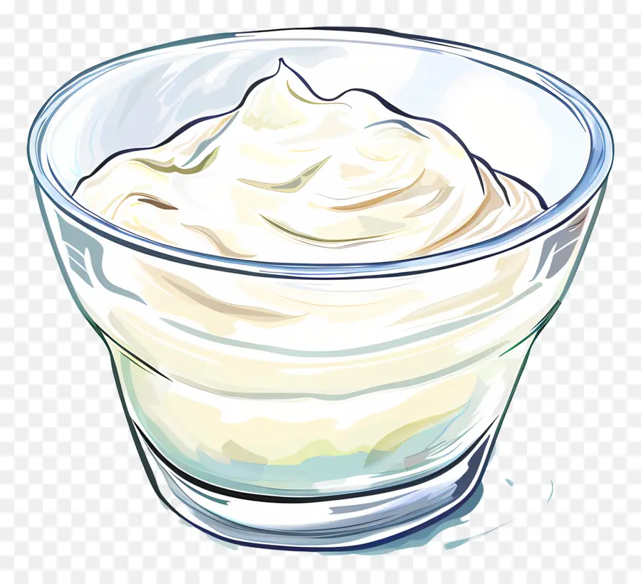 Tazón De Yogur，Tazón De Crema PNG