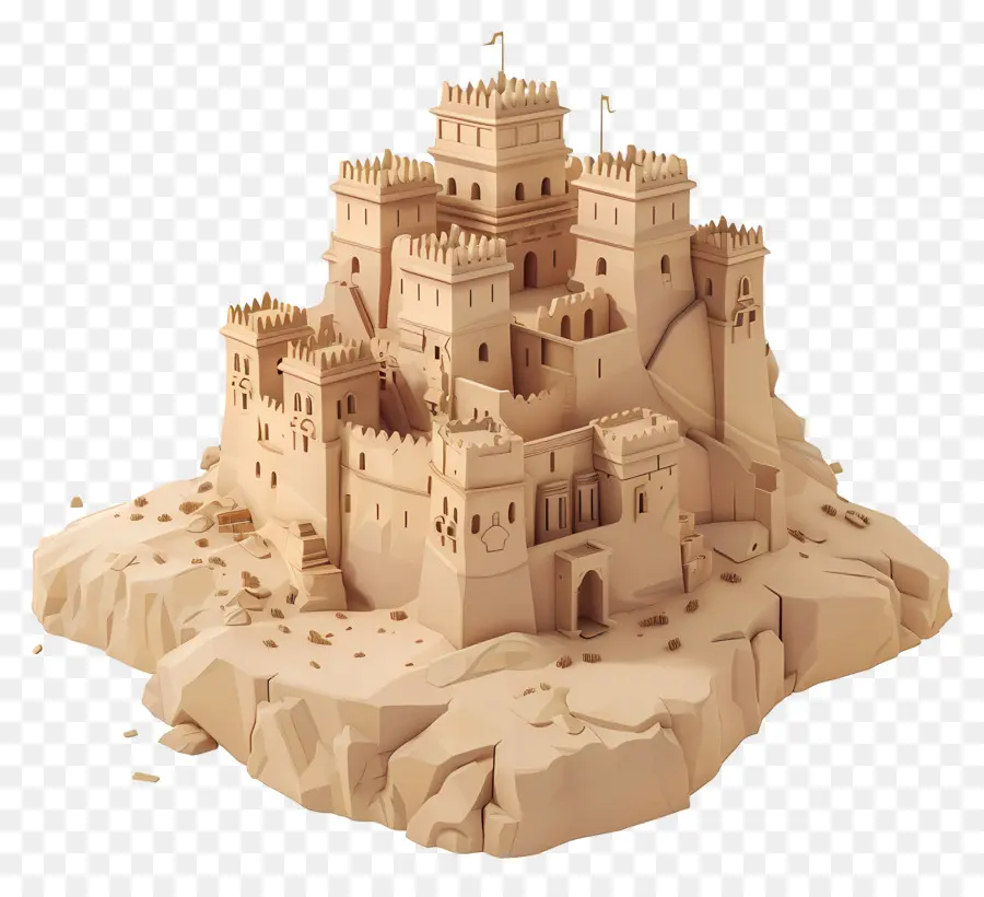 Castillo Del Desierto，Castillo De Arena PNG