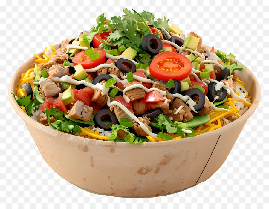 Tazón De Burritos，Ensalada PNG