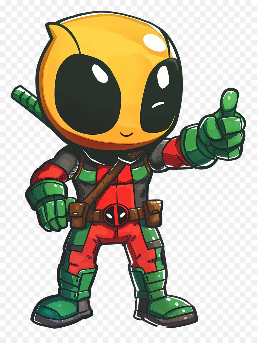 Dead Pool，Lindo Personaje PNG