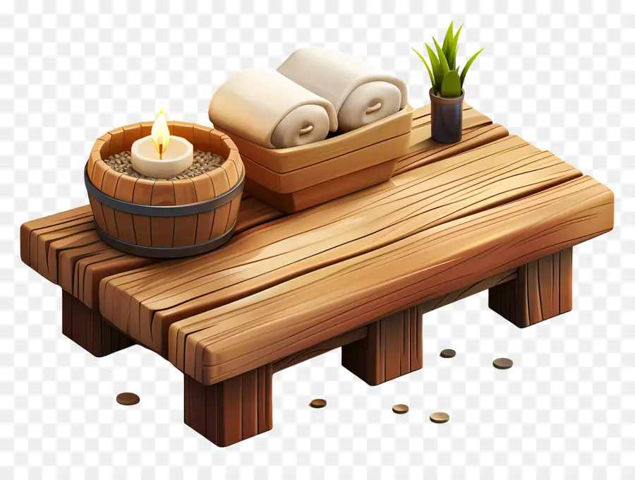 Tratamiento De Spa，Mesa De Spa PNG