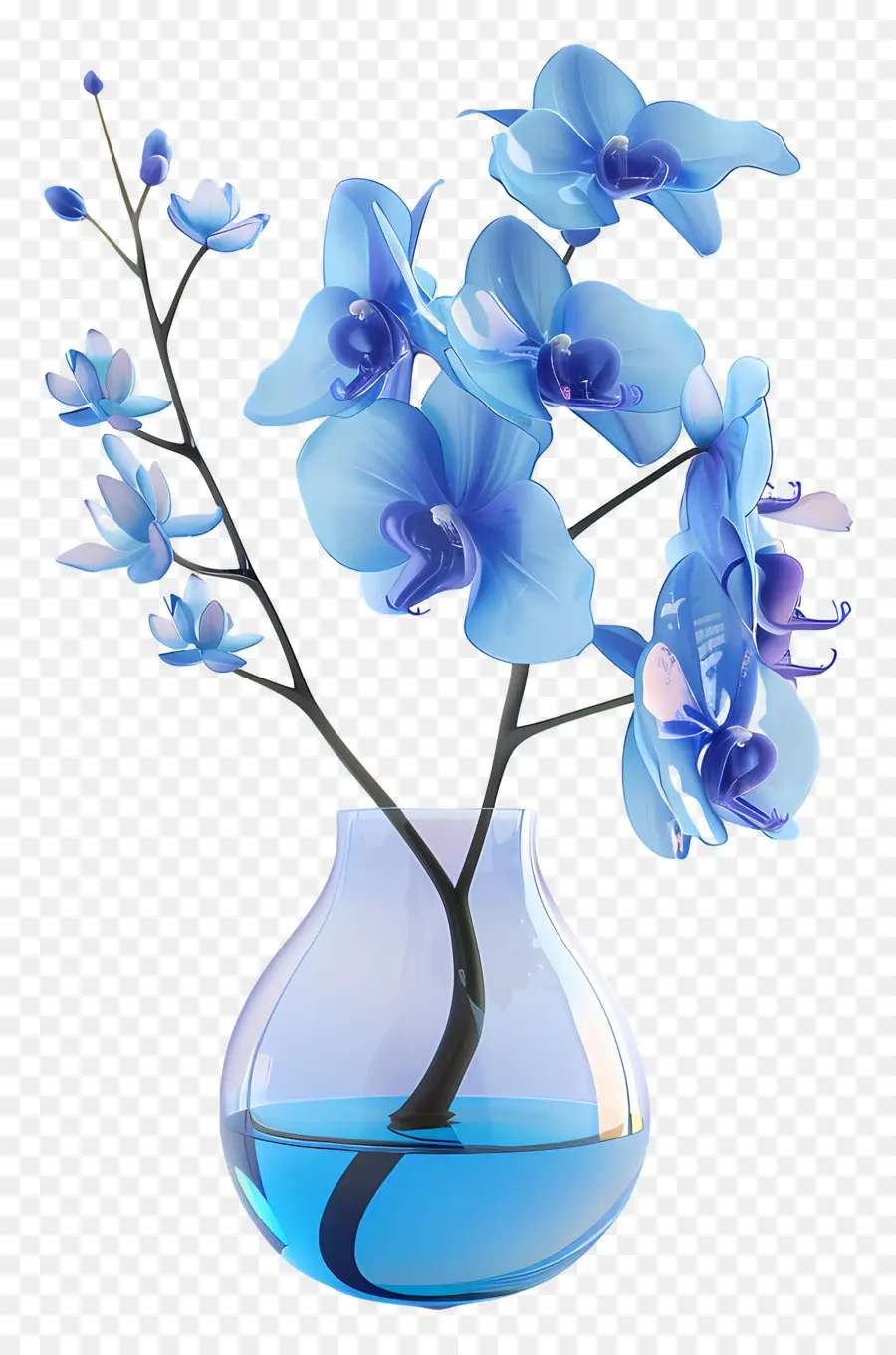 Orquídea Azul，Orquídeas Azules PNG