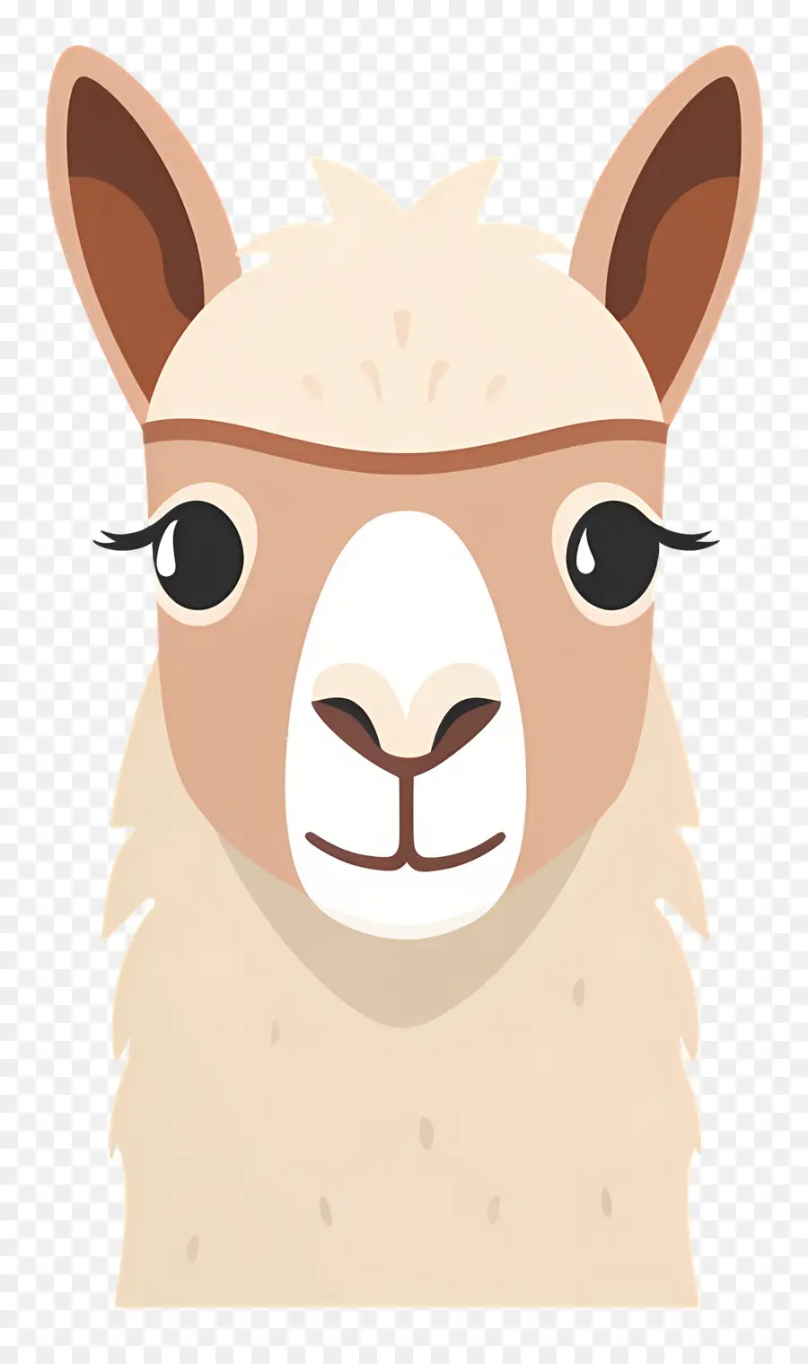 Cara De Alpaca，Llama De Dibujos Animados PNG