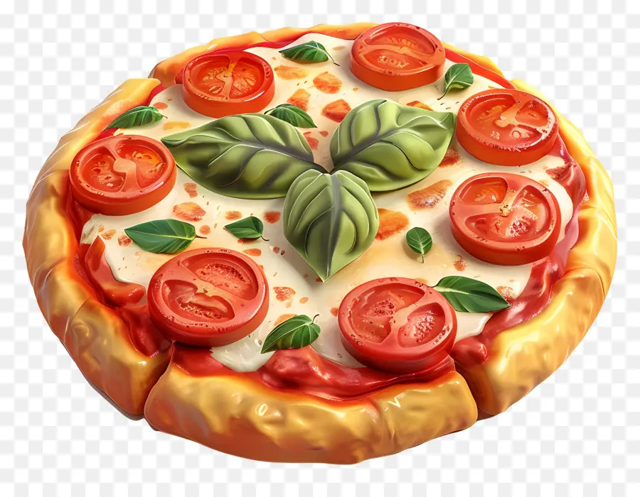 Pizza Margarita，Pizza PNG