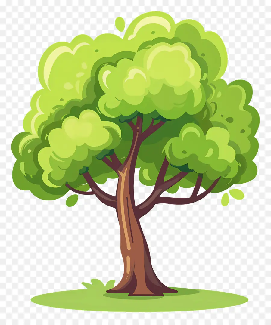 árbol De Dibujos Animados Lindo，Árbol PNG