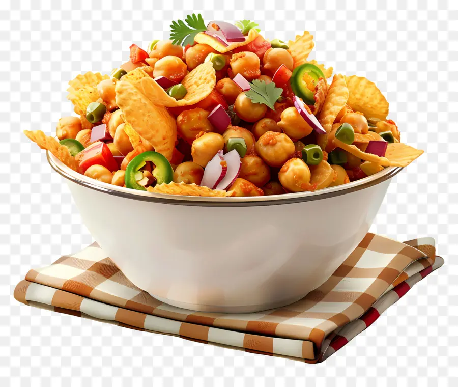 Cuenco Chana Chaat，Tazón De Merienda PNG