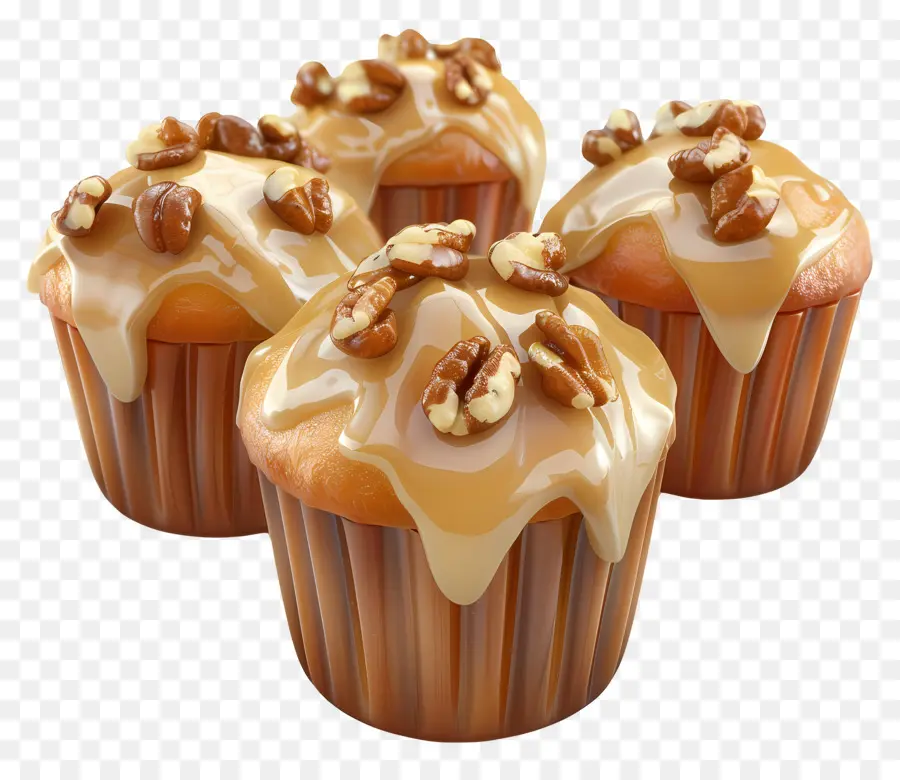 Muffins De Plátano Y Nueces，Magdalenas PNG