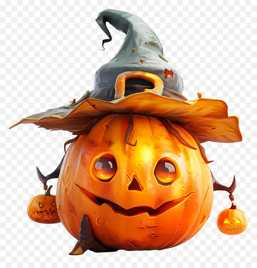 Linda Calabaza De Halloween，Calabaza De Halloween PNG