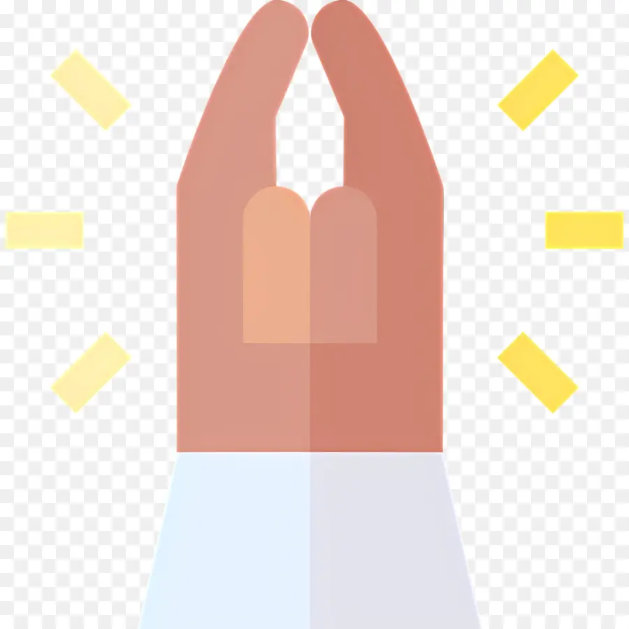 Namaste，Manos Orando PNG