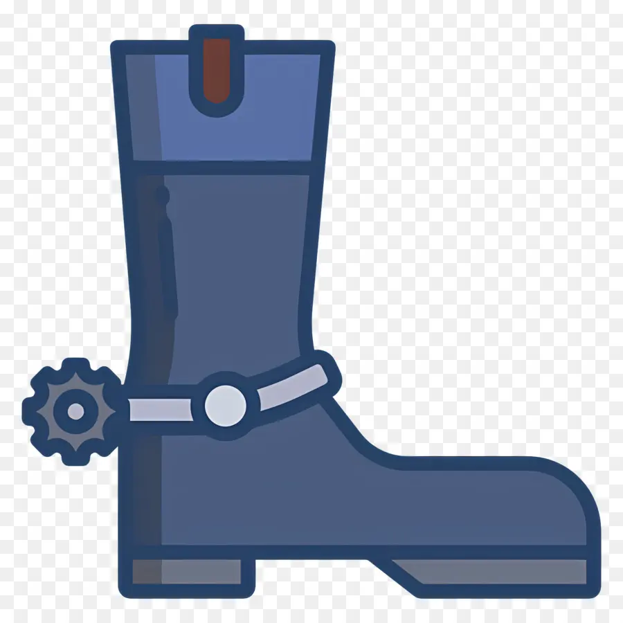 Botas De Vaquero，Bota Vaquera Azul PNG