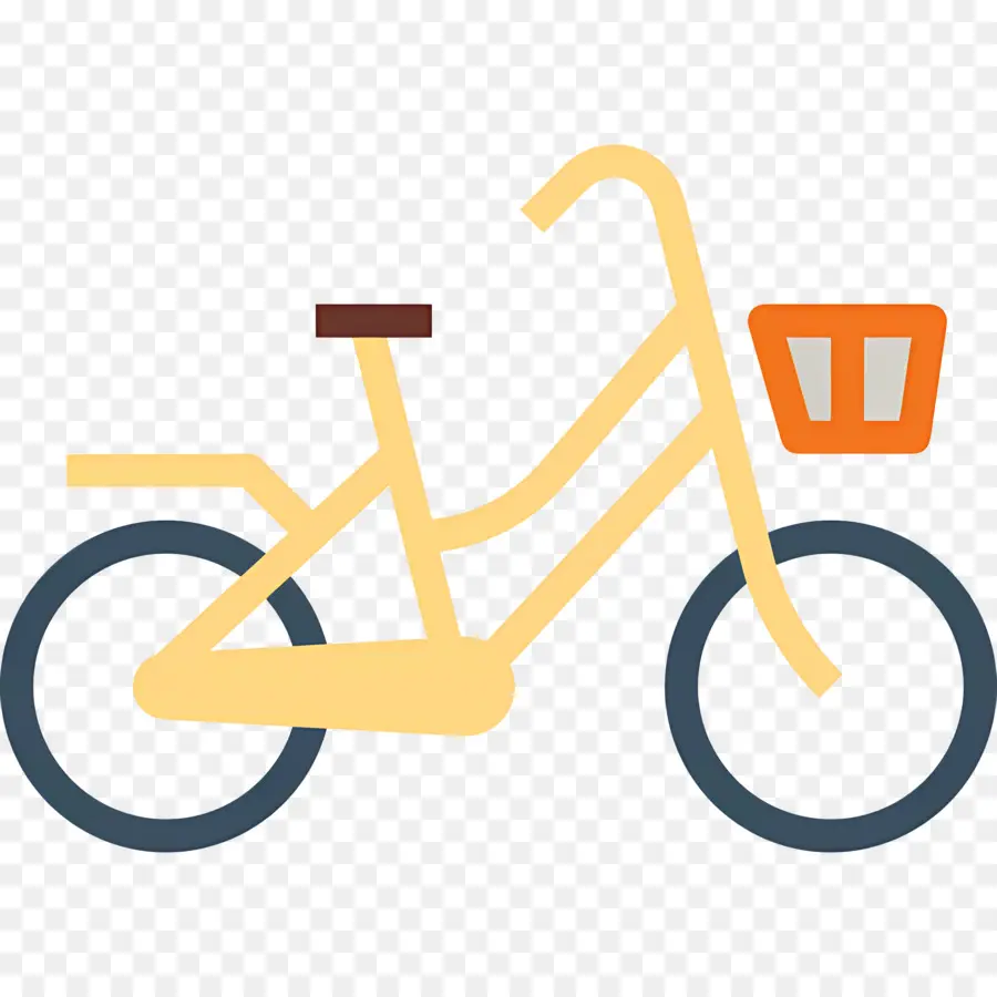 Bicicleta，Bicicleta Amarilla PNG