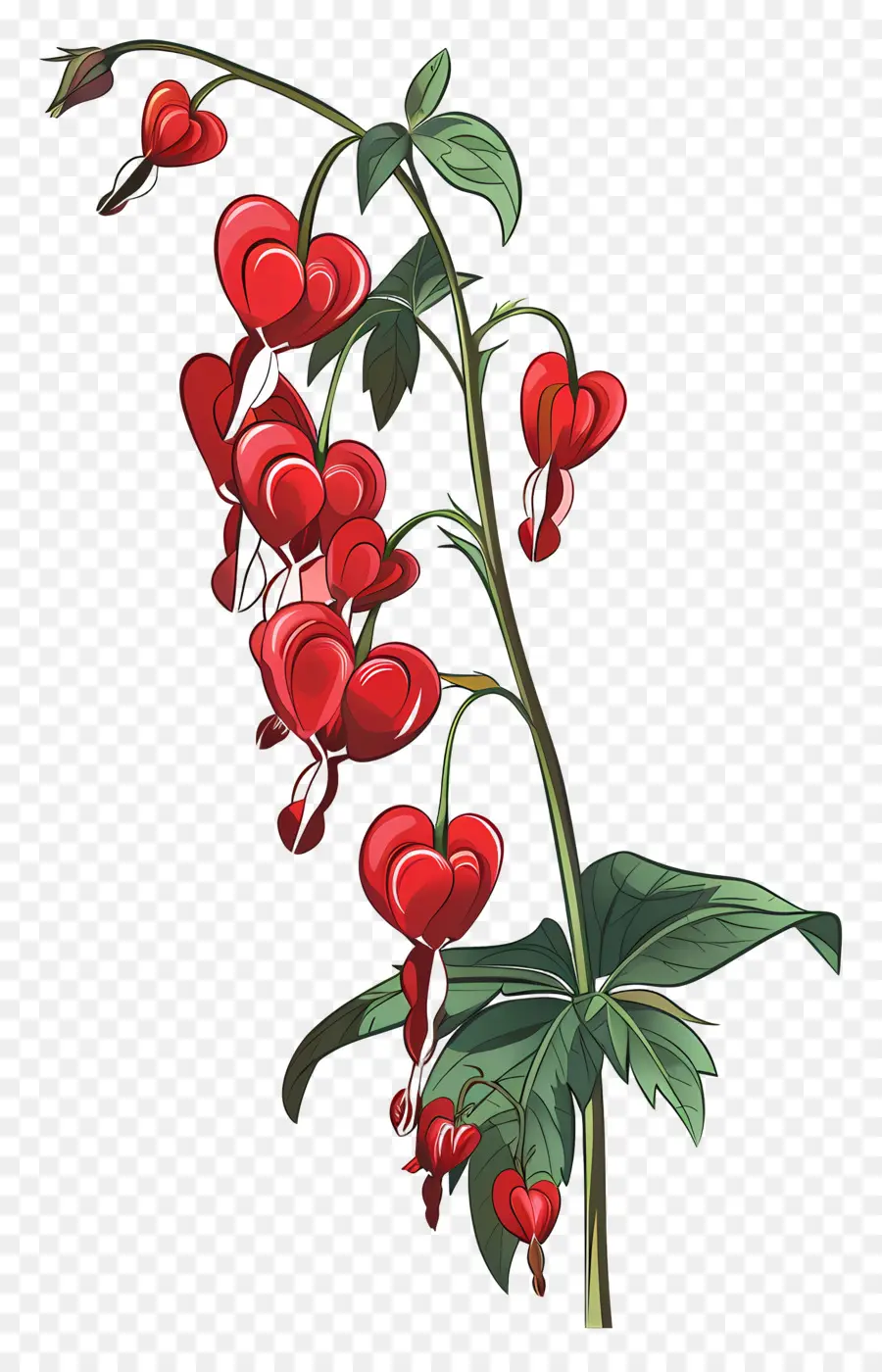 Flores Del Corazón Sangrante，Planta Del Corazón Sangrante PNG