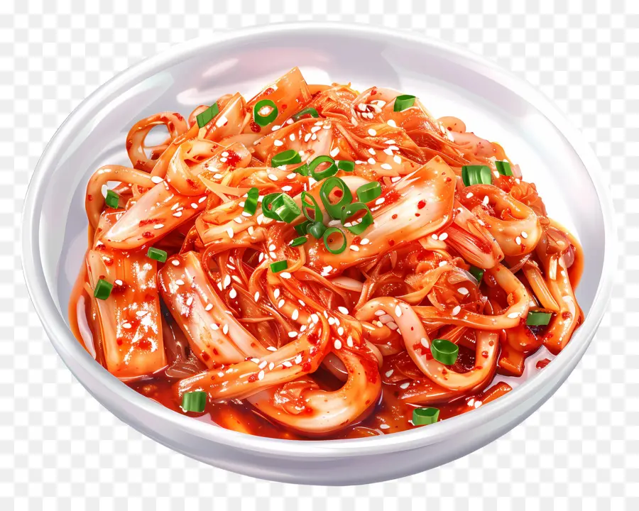 Ensalada De Kimchi Coreano，Fideos Picantes PNG