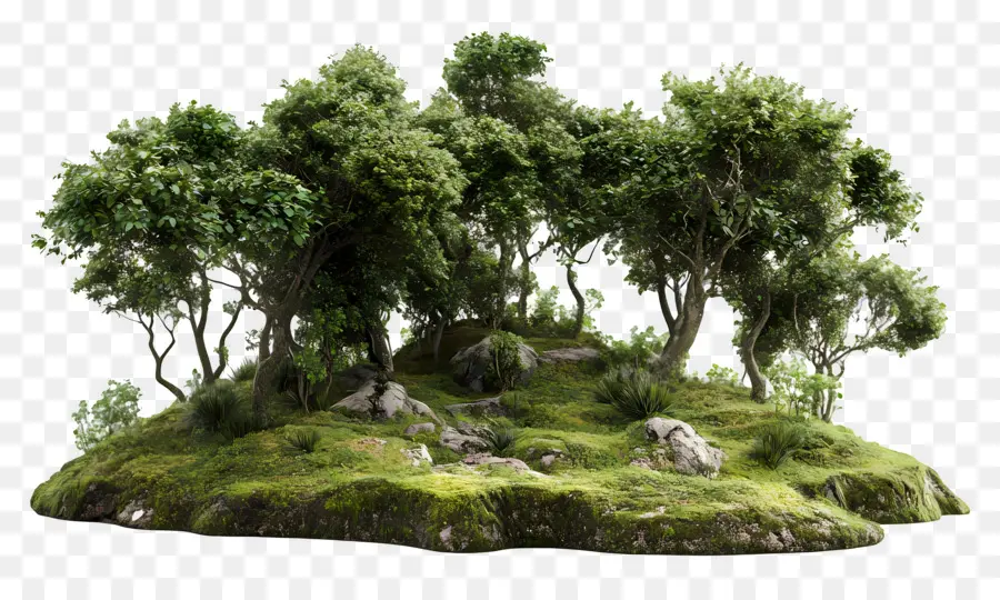 Bosques Cubiertos De Musgo，Bosque PNG