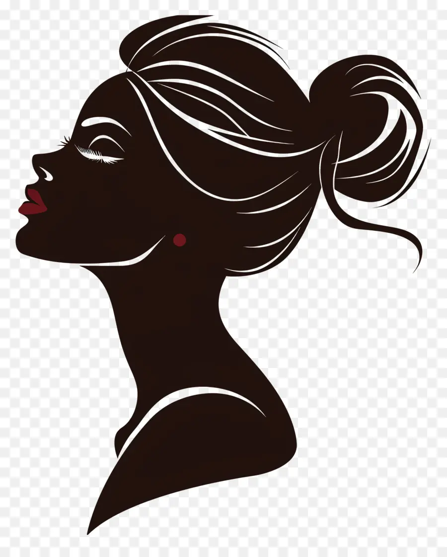 Silueta De Mujer De Belleza，Silueta De Mujer PNG