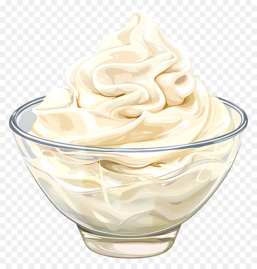 Tazón De Yogur，Helado PNG